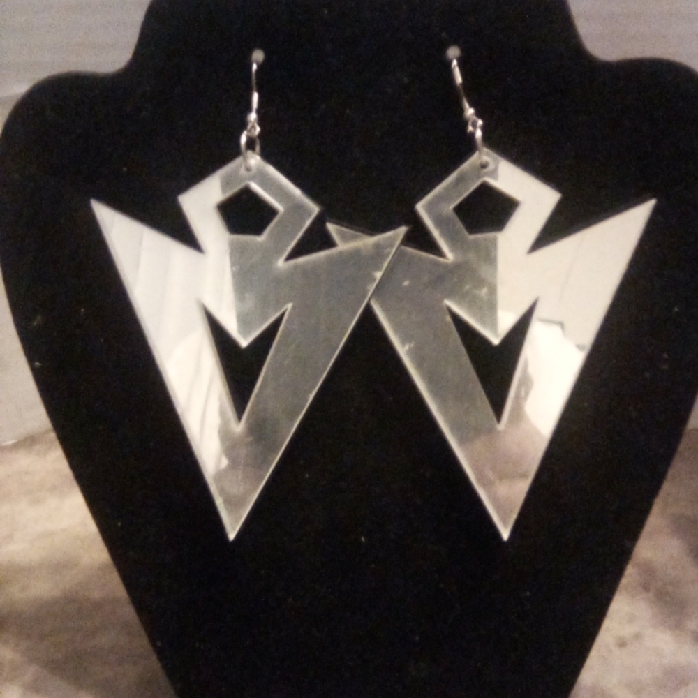 Fish Hook Lucite Earrings